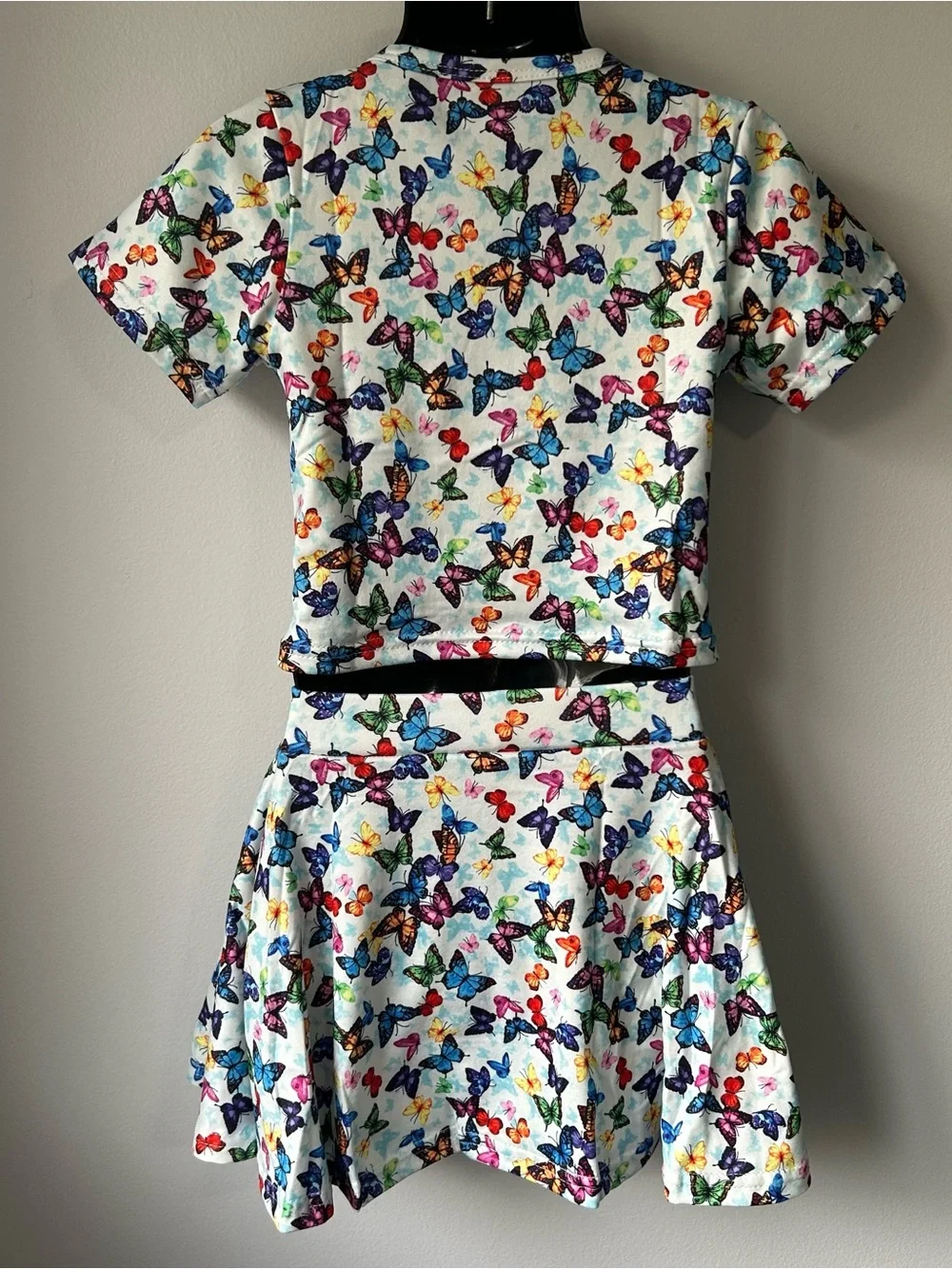 NEW Butterfly 3-Piece Skirt & Top Set Handmade 12T - Picture 12 of 12